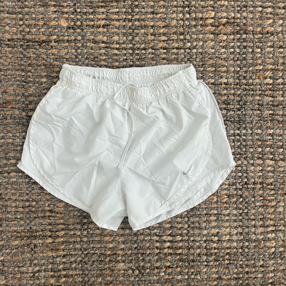 Dri-Fit Nike shorts in white